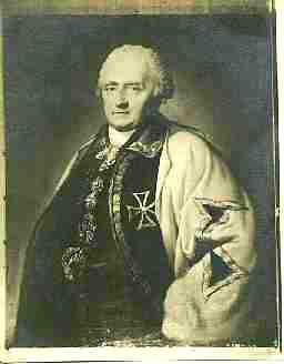 Heinrich Moritz Freiherr von Berlepsch (1736-1809), Landkomtur der Deutschordensballei in Thüringen zu Griffstedt, 30.Erbkämmerer von Hessen.